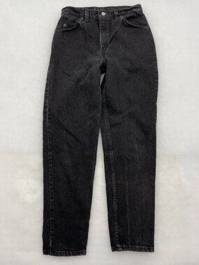 Vintage Levi's 15951 Relaxed Tapered Black Mom Jeans Women's 10 Med Fits 27x30
